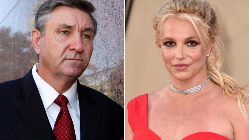 Hai cha con Britney Spears đã trải qua những phiên tòa kịch tính về quyền giám hộ cô. Ảnh: AP