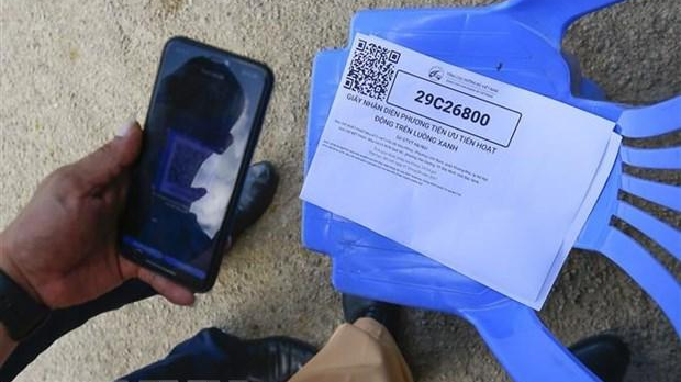 ttxvn-20210730-qr-code-7666 Ảnh: Trọng Đạt/TTXVN.