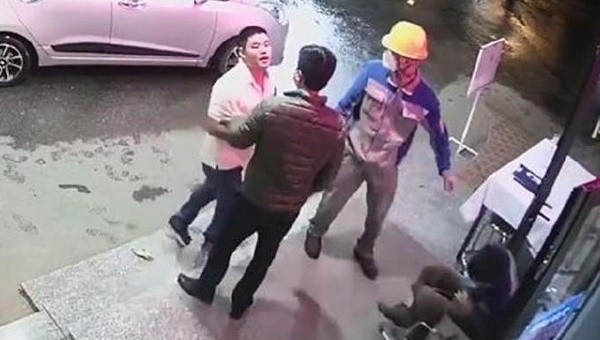 Hiện trường nơi xảy ra vụ xô xát