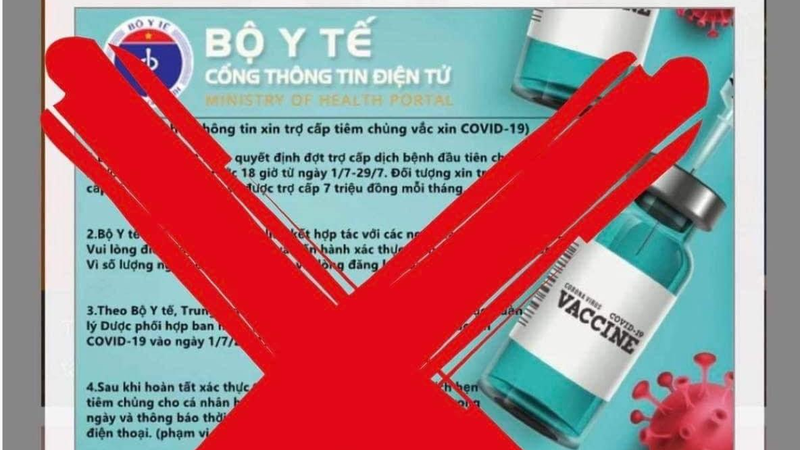 Cảnh báo trang web giả mạo cổng thông tin điện tử Bộ Y tế