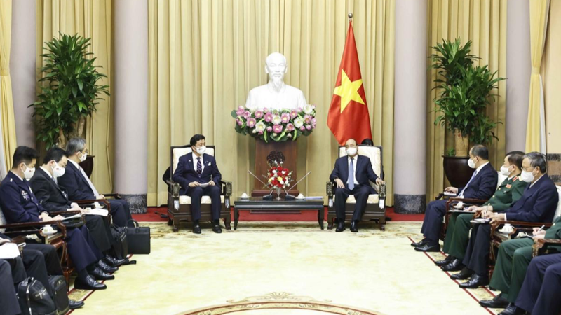 Chủ tịch nước đánh giá cao lập trường của Nhật Bản về Biển Đông ảnh 1