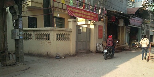 Khu vực chợ Thiết Bình, nơi xảy ra sự việc.