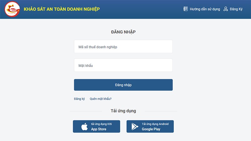 Giao diện trang https://antoandn.tphcm.gov.vn.