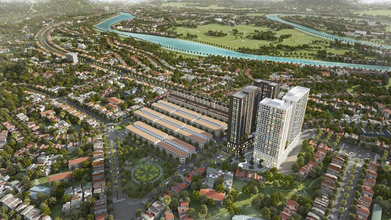 Phối cảnh tổng thể dự án Apec Diamond Park