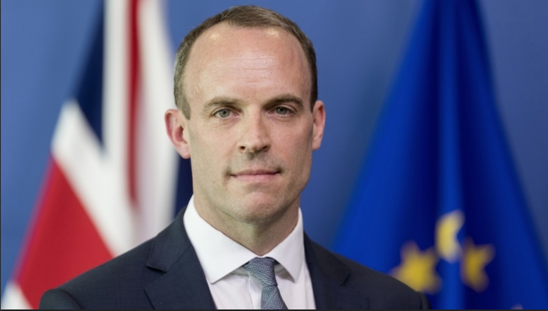 Ông Dominic Raab, "cựu" Thư Ký Brexit của Anh Quốc.