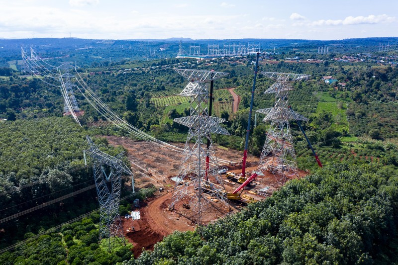 Dự án Nhà máy điện gió Ea Nam đã đóng điện thành công đường dây 500kV ảnh 2