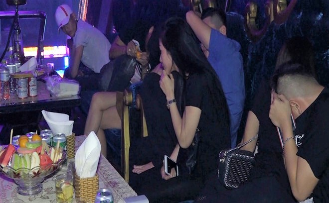 Hiện trường quán Bar Gossip nơi hiện nhiều dân chơi dương tính với ma túy