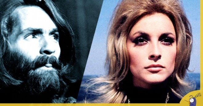 Sharon Tate đã mất mạng dưới tay kẻ sát nhân Charles Manson (trái).