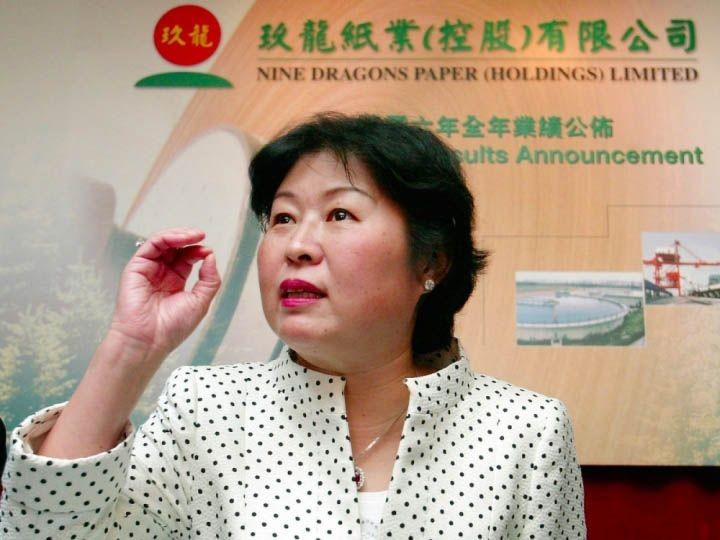 Nữ tỷ phú Zhang Yin.