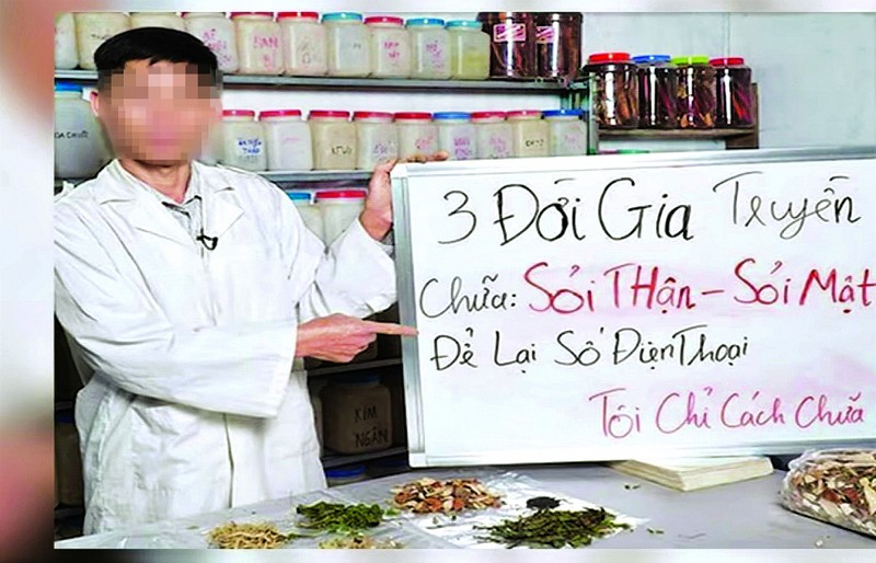 Đủ kiểu quảng cáo bán thuốc chữa bệnh trên mạng.