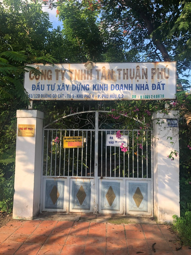 Nơi giao dịch của Công ty Tân Thuận Phú.