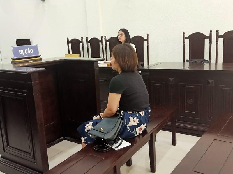 Bị cáo Ánh tại tòa.