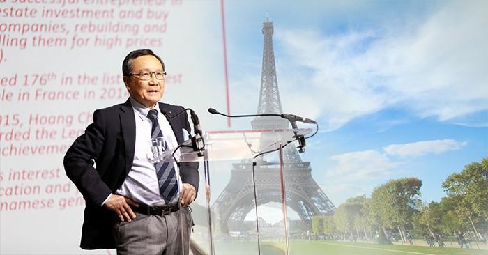 Ông Chúc Hoàng. từng có khát vọng mua Tháp Eiffel.