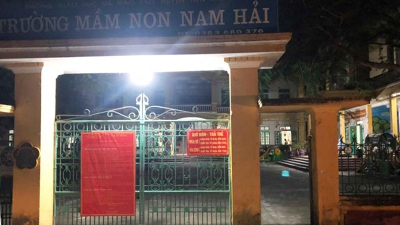 Một khu cách ly tập trung của tỉnh Thái Bình được tổ chức tại trường học để phòng chống dịch COVID-19.