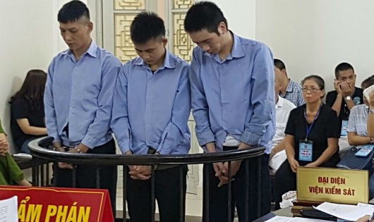 Ba bị cáo bị cáo bị tuyên tổng mức án 46 năm tù