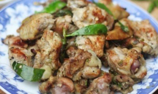Chả gà nướng lá chanh thơm nức mũi