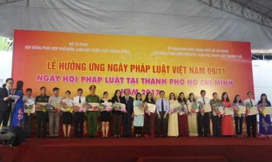 TP.HCM: Nhiều mô hình mới, cách làm hay, sáng tạo hưởng ứng Ngày Pháp luật Việt Nam