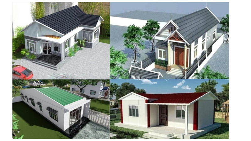 Nhà Mái Tôn Hiện Đại