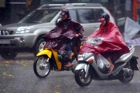 Do ảnh hưởng của không khí lạnh, ở Bắc Bộ có mưa, mưa vừa, có nơi mưa to và rải rác có dông...