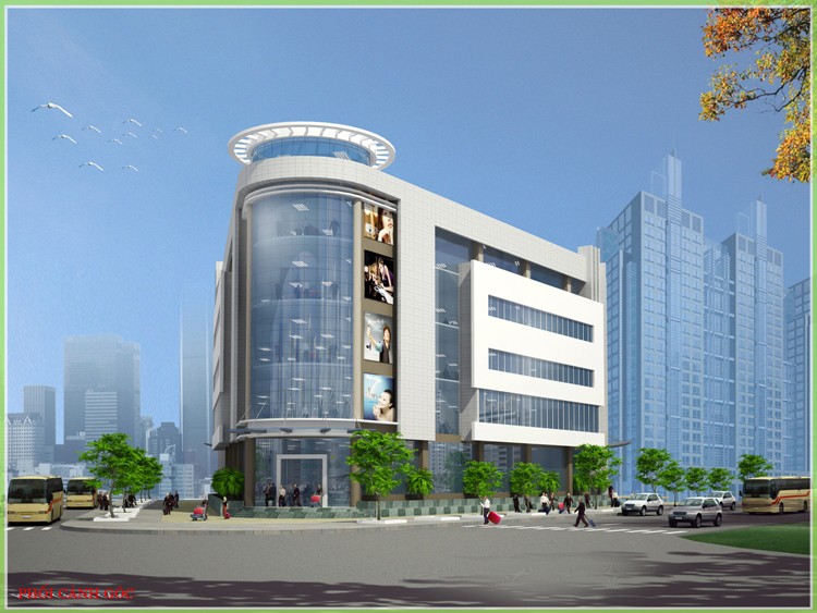 Phối cảnh TTTM Hiệp Hòa trên trang điện tử của tập đoàn HDB.