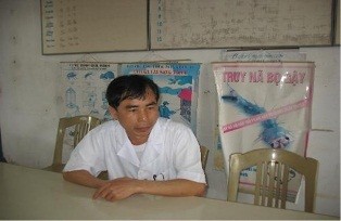Ông Nguyễn Thế Thủy, Trưởng Trạm y tế xã Thụy An.