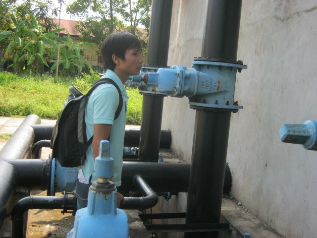 Nhiều van nước được lắp đặt đến nay đã bị gỉ sét, ảnh hưởng đến chất lượng sử dụng của công trình.