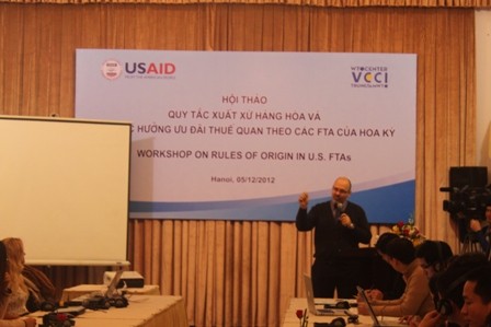 Đại diện USAID/Vietnam tại buổi hội thảo.