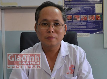 ThS.BS Mai Bá Tiến Dũng, Trưởng Khoa Nam học Bệnh viện Bình Dân. Ảnh P.V.