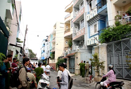 Hiện trường xảy ra hỏa hoạn