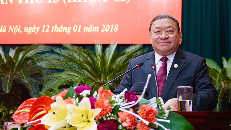 Tân Chủ tịch Ban Chấp hành Trung ương Hội Nông dân Việt Nam Thào Xuân Sùng 