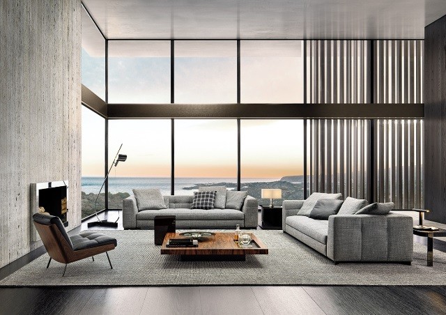 Sofa Blazer thuộc Bộ sưu tập Minotti 2020 Collection.