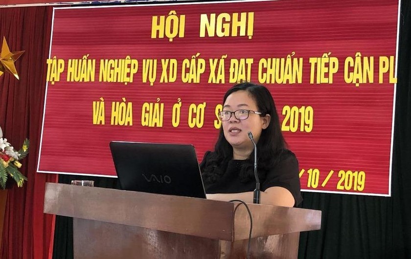 Sở Tư pháp Cao Bằng tổ chức Hội nghị tập huấn kỹ năng hòa giải cơ sở 