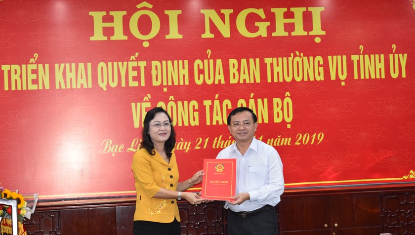 Bạc Liêu có tân Trưởng Ban Tổ chức Tỉnh ủy