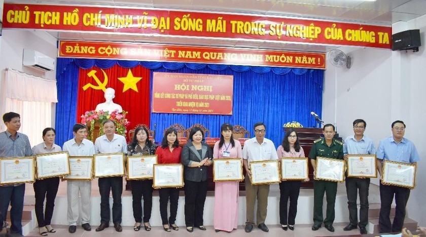 Ngành Tư pháp Bạc Liêu quyết tâm đổi mới, sáng tạo, phát triển vững mạnh