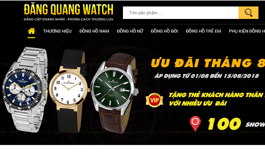 Đăng Quang Watch mập mờ thông tin nguồn gốc sản phẩm ?