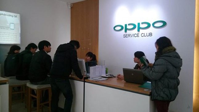 Một trung tâm bảo hành của Oppo. Ảnh: NVCC.