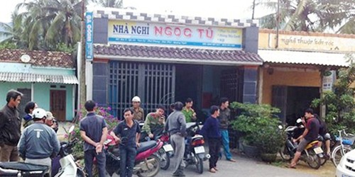 Nhà nghỉ nơi anh Hồng tử vong