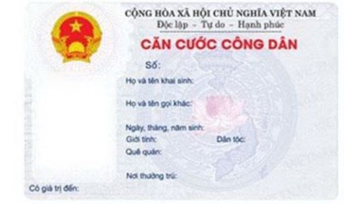 Bỏ quy định nộp lệ phí cấp mới căn cước công dân