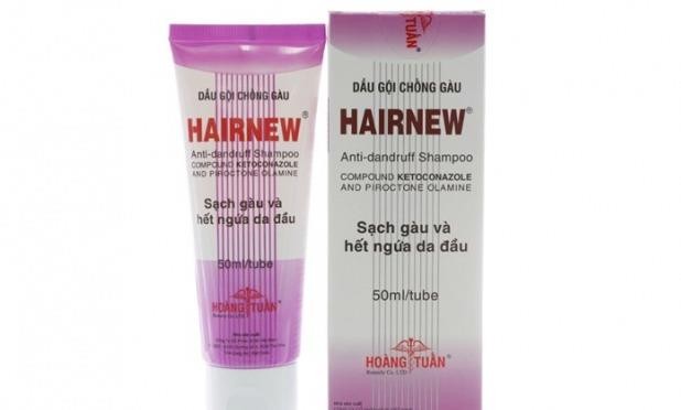 Dầu gội chống gàu Hairnew bị thu hồi do có chứa chất cấm