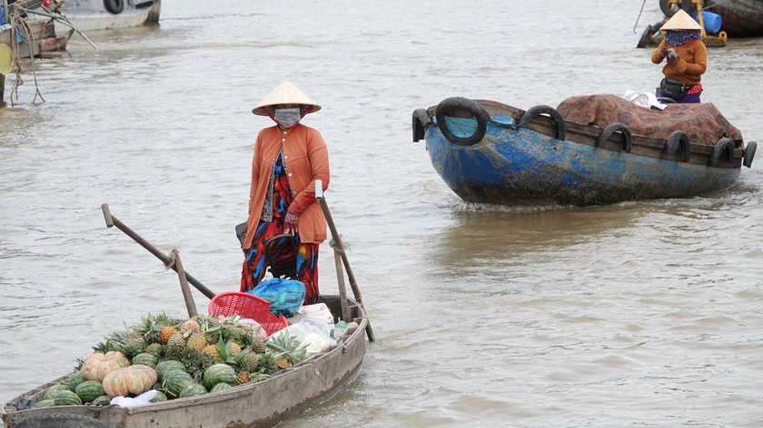 Chợ nổi Cái Răng.