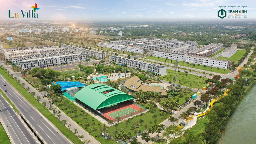 Dự án La Villa Green City tại Tân An do Trần Anh Group phát triển đã hoàn thiện đáp ứng nhu cầu nhà ở cho người dân