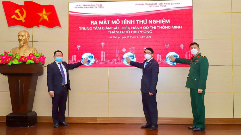 Tháng 11/2021, Hải Phòng ra mắt mô hình thử nghiệm trung tâm giám sát, điều hành đô thị thông minh TP. 