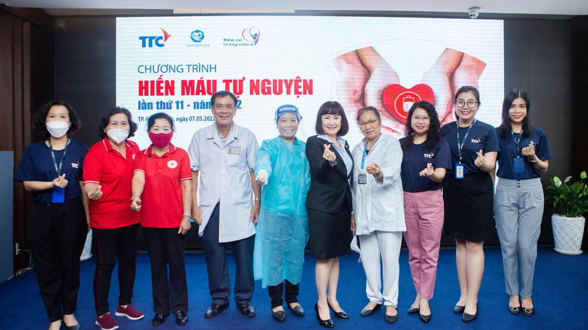 Tập đoàn TTC mong muốn lan tỏa thông điệp ý nghĩa tới mọi người về hoạt động hiến máu tình nguyện