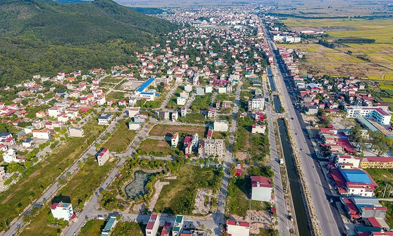 Thị trấn Nham Biền, huyện Yên Dũng chuẩn bị được sáp nhập trở thành một phường của thành phố Bắc Giang.