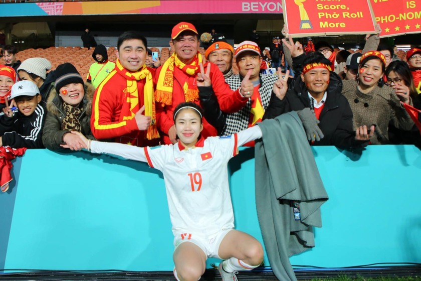 Thanh Nhã tại World Cup nữ 2023, ảnh sport