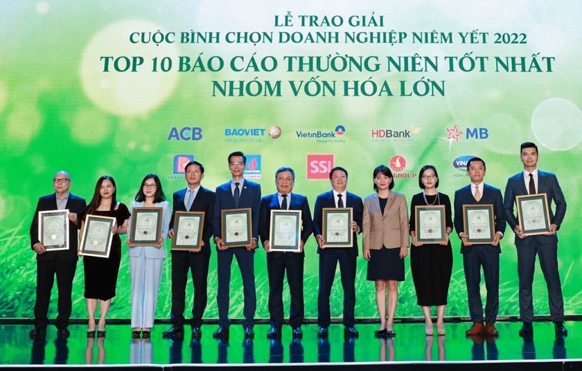 MB vào top 10 doanh nghiêp niêm yết có báo cáo thường niên xuất sắc nhất