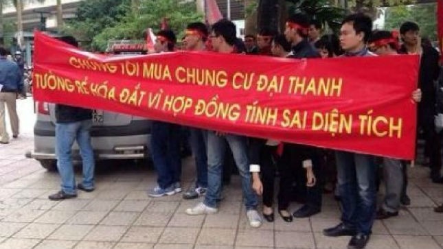 Căng thẳng “cuộc chiến diện tích chung cư”