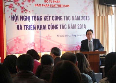 Báo PLVN triển khai công tác năm 2014