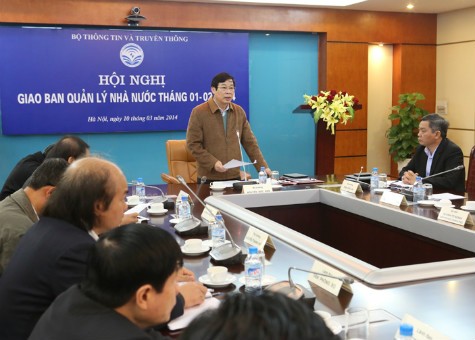 Bộ trưởng Nguyễn Bắc Son phát biểu kết luận tại Hội nghị (Ảnh: Hải Nam)