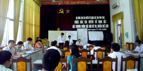 Một phiên đấu giá quyền sử dụng đất